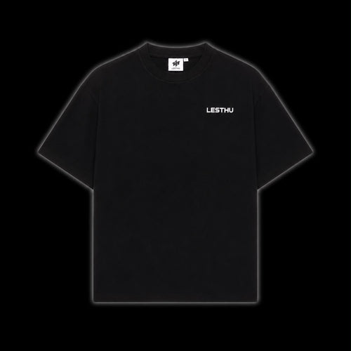 Lesthu gang sign t-shirt black