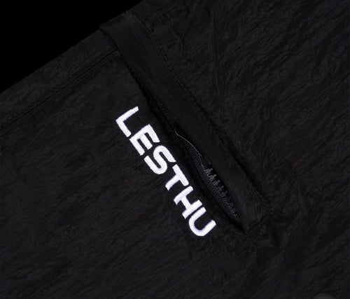 Lesthu black nylon short